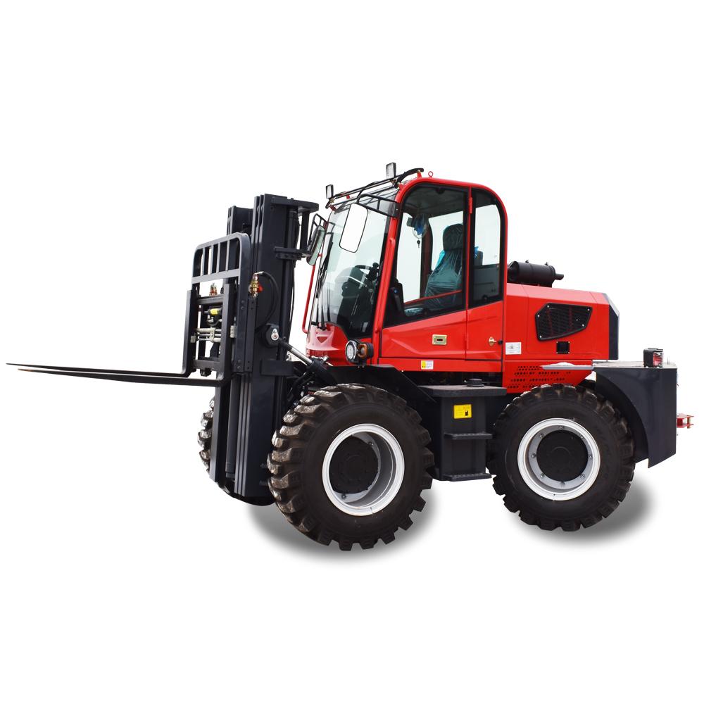 5T Rear Wheel Steering Rough Terrain Forklift