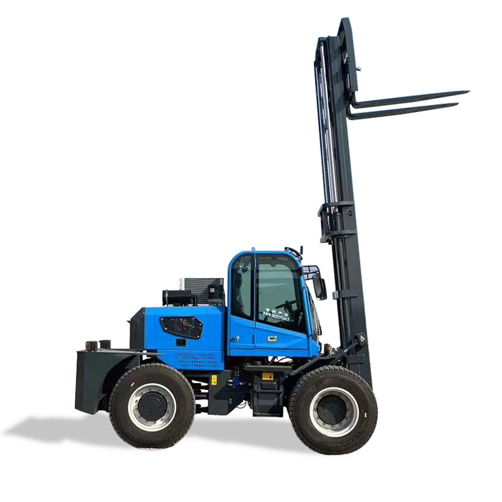 6T Rear Wheel Steering Rough Terrain Forklift