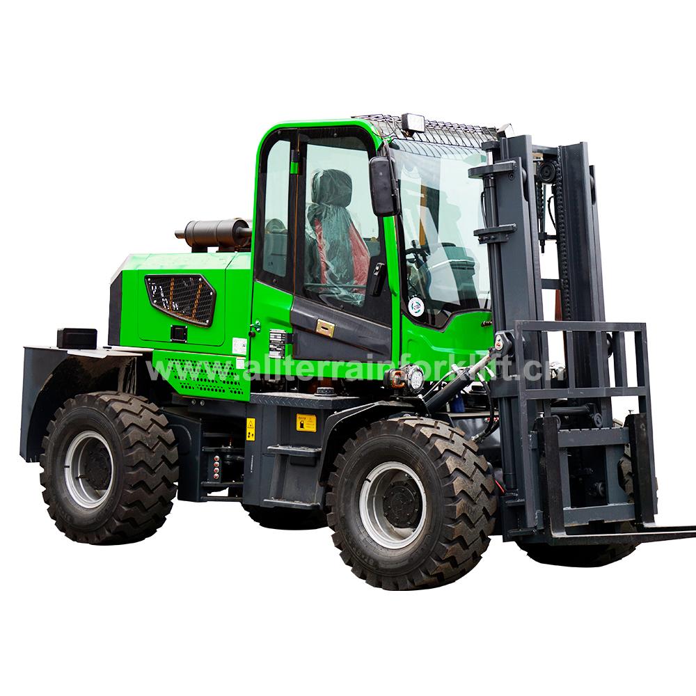 3T Rear Wheel Steering Rough Terrain Forklift