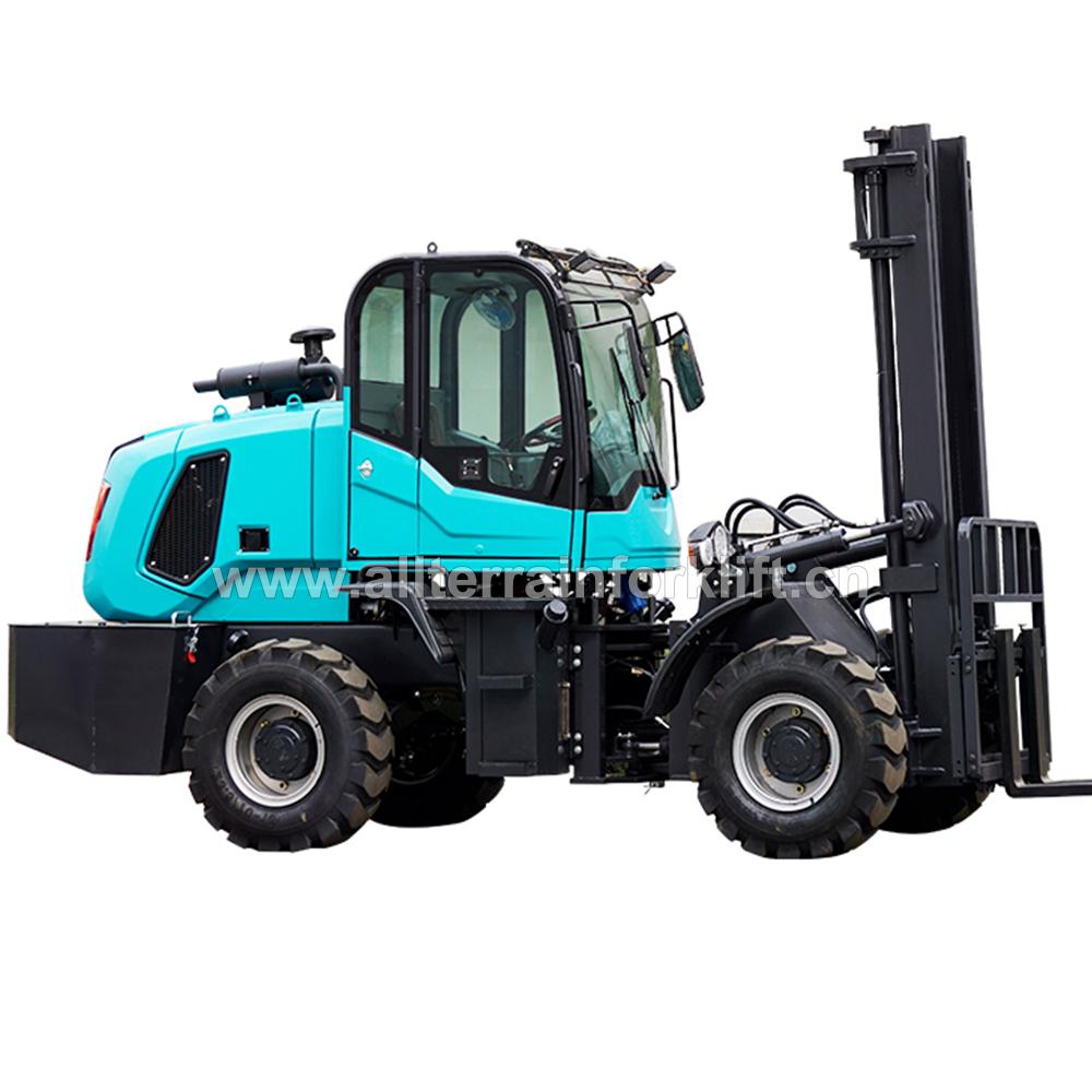 3T Front Wheel Steering Rough Terrain Forklift