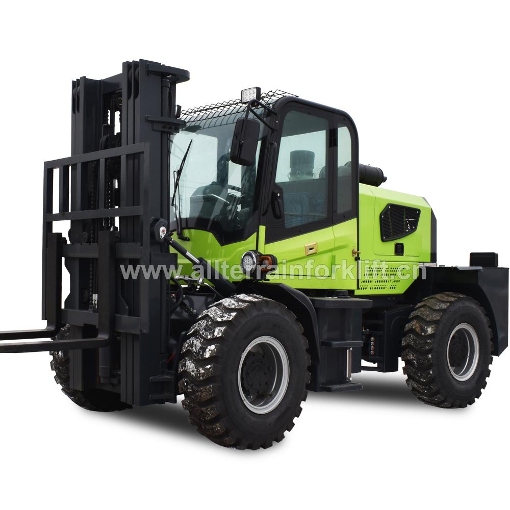 3.5T Rear Wheel Steering Rough Terrain Forklift